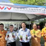 可威「森活．愛無限」捐發票換育苗活動讓鄰近廠商也一起來共襄盛舉。