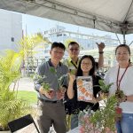 消防隊第三救護大隊響應植樹節活動，一起捐發票換植物育苗。可威環境資源股份有限公司提供